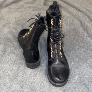 Black Combat Boots